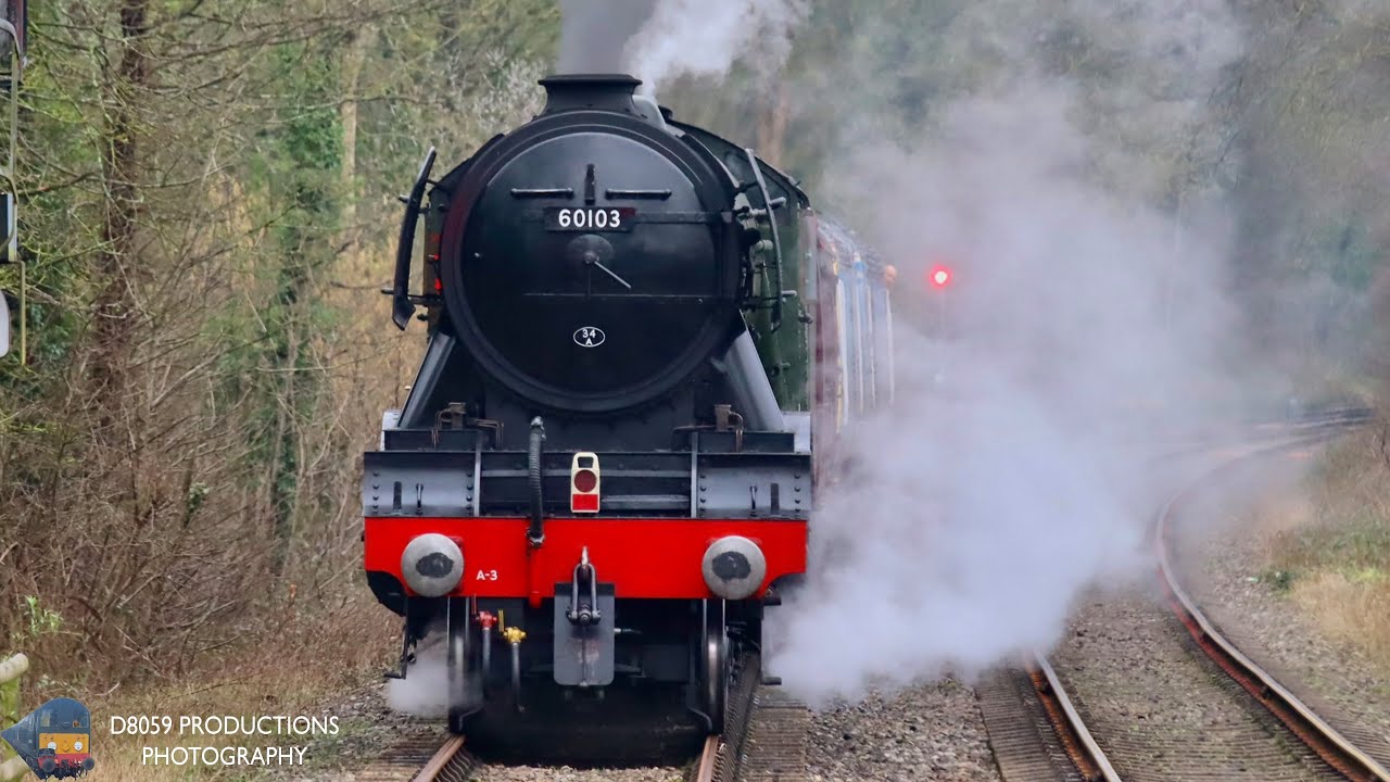 A Special Arrival at Alton - Rail Adventure HSTs drag 60103 “Flying Scotsman” to the Watercress Line