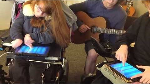 Drake Music Scotland Thumbjam on iPad session