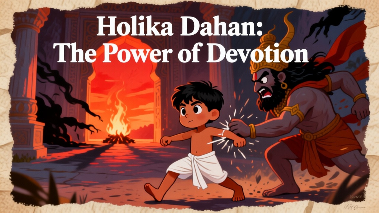 Holika Dahan |The Power of Devotion | Holy Story -Hindi | Kids | Moral