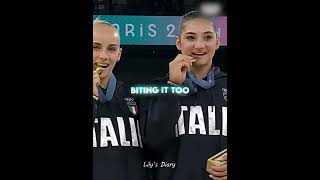Why She Ate The Medal ❤️ @Olympics
