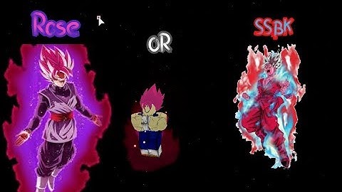 Rose or Super saiyan blue kaioken? |Dragon ball Z Final stand
