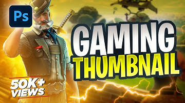 Epic GAMING THUMBNAIL DESIGN IN PHOTOSHOP - Hindi [ENG-SUB]