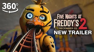 POV: Epic Jumpscares on the FNAF 2 Movie Horror Coaster I Amusement Park Ride