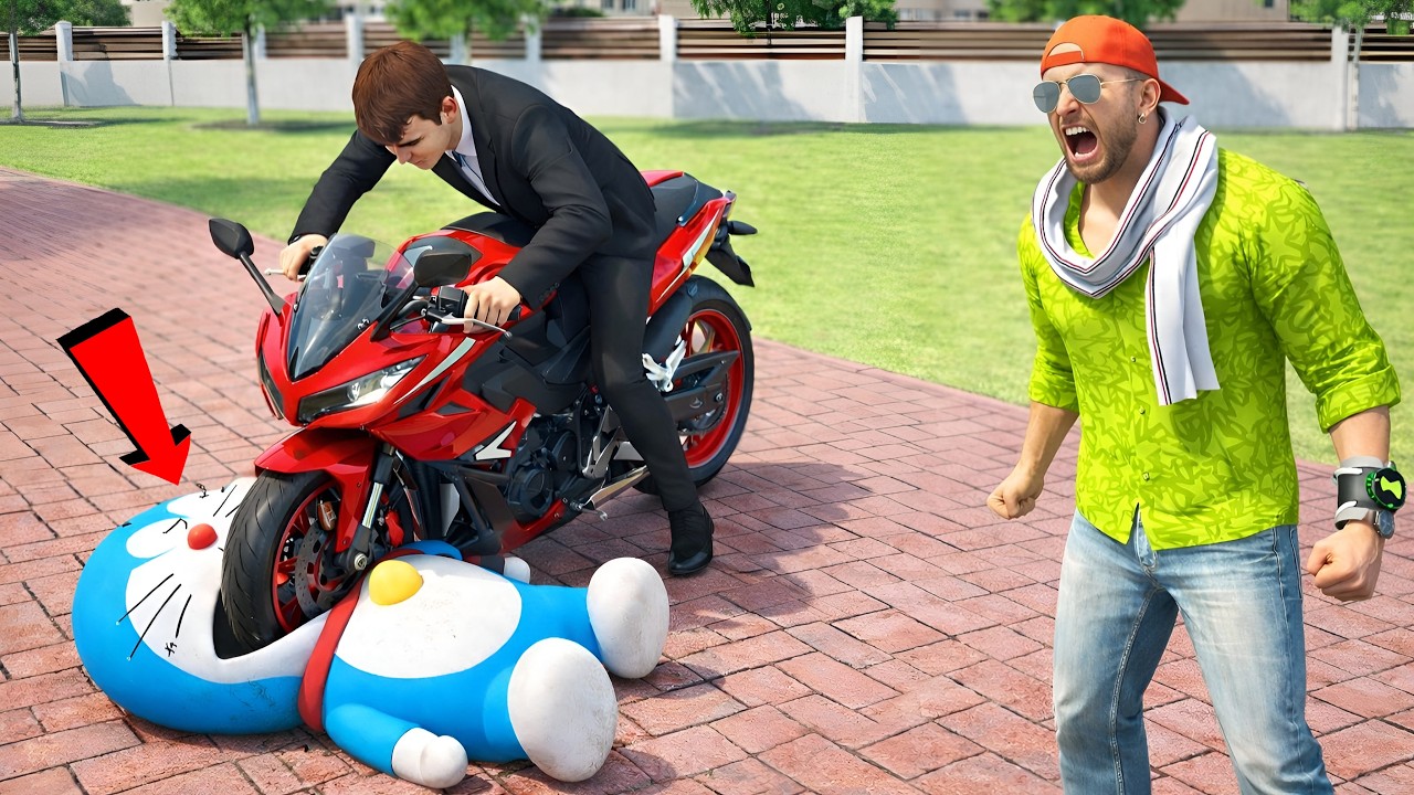 Franklin Purchase New Ambulance 🚑💥 Indian Theft Auto Simulator Game 💥🤯 #shorts #gta #games