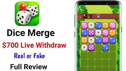 Dice Merge App | Dice Merge Game Live Withdraw Proof | Dice Merge Game Real Or Fake