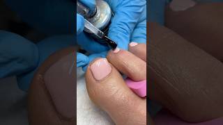 Gel Nail Polish Pedicure Procedure At Spa Pacifico
