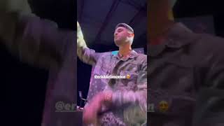 Erick Tan Fácil durante CNCO live en Tampa Florida