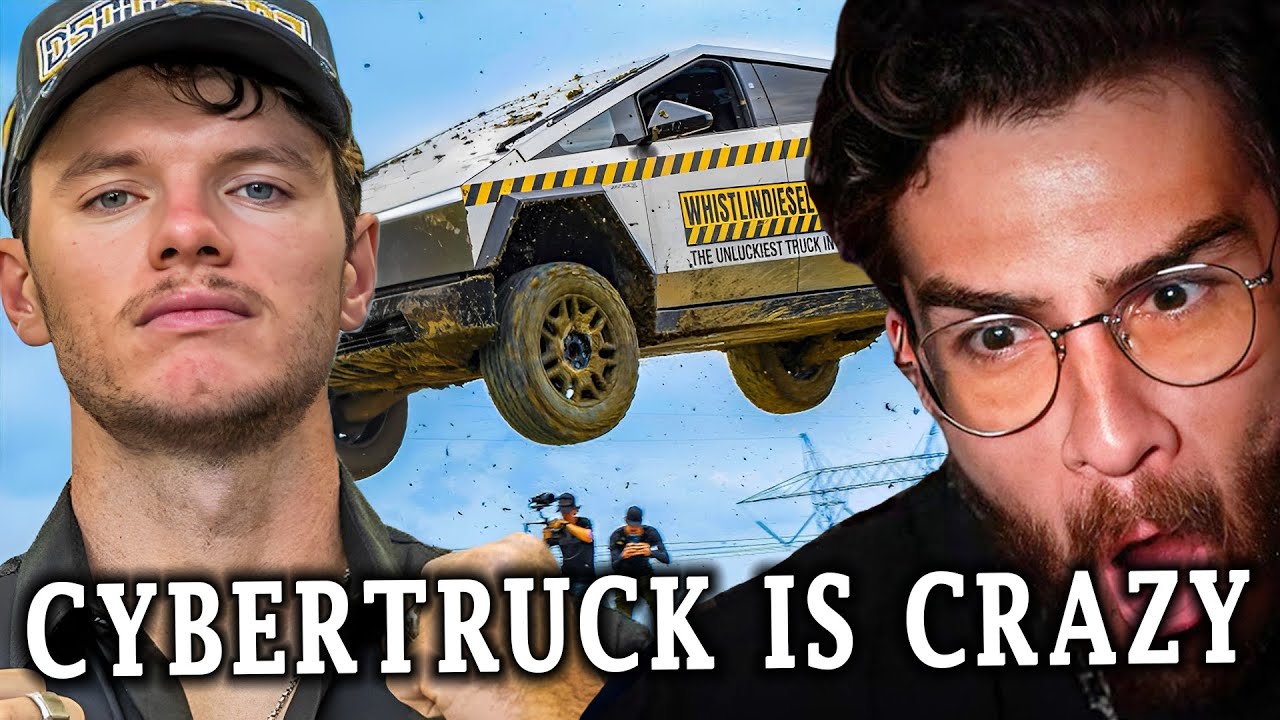 Cybertruck Toughness Challenge #1 | Реакция Хасанаби и Мурада на WhistlinDiesel
