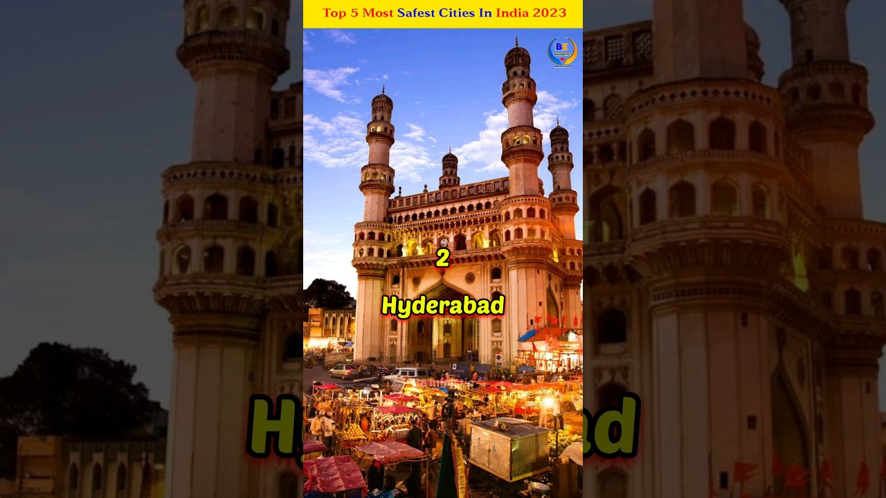 Top 5 Most Safest Cities In India 2023 🇮🇳