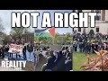 There is no right to protest