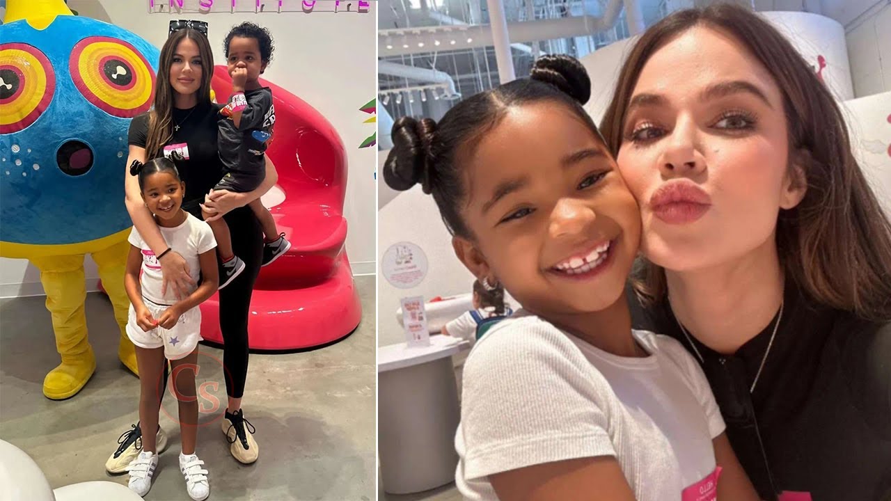 Khloe Kardashian Takes Her Kids on Fun Family Outing to Slime Museum