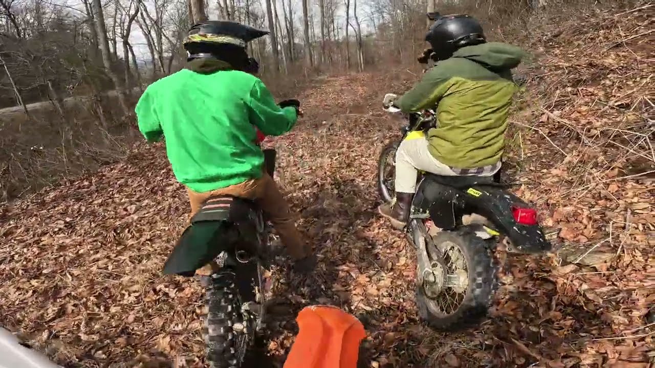 Random ride exploring on Dirt Bikes