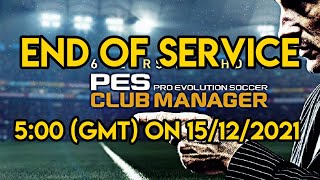 PES Club Manager will be discontinued (end of service) | KONAMI screenshot 1