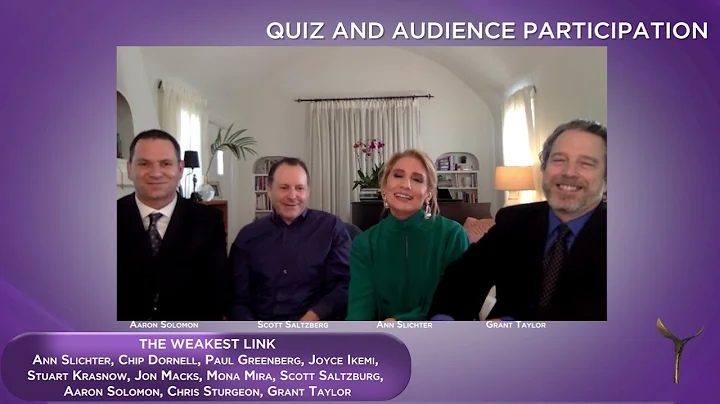 Weakest Link takes home the 2021 Writers Guild Award for Quiz and Audience Participation