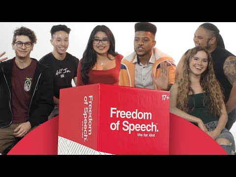 We Play Freedom of Speech Game!!
