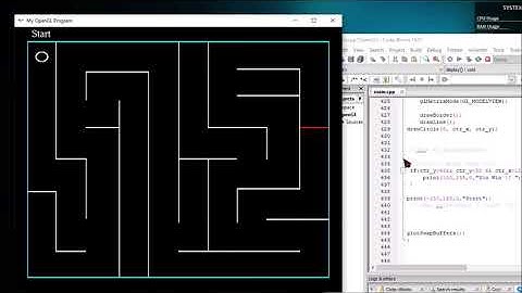 Maze Runner Game Using C++