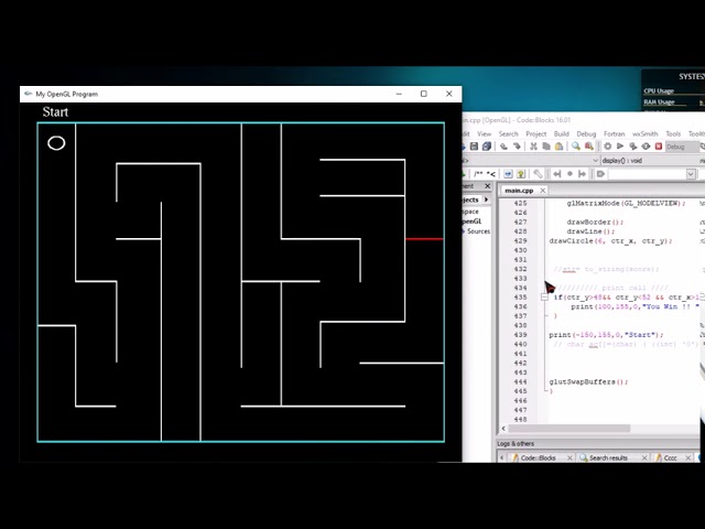 Need help coding in C for this Maze Runner Project