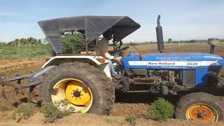 New Holland 3630 tractor best performance with 9 tiller cultivator