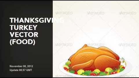 Creative Food Objects Vectors