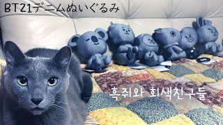 흑쥐와 회색 친구들 BTS JAPAN FC 限定 BT21デニムぬいぐるみ