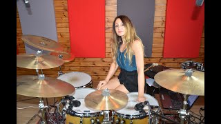 Video thumbnail of "SURVIVOR | EYE OF THE TIGER | DRUM COVER by CHIARA COTUGNO"