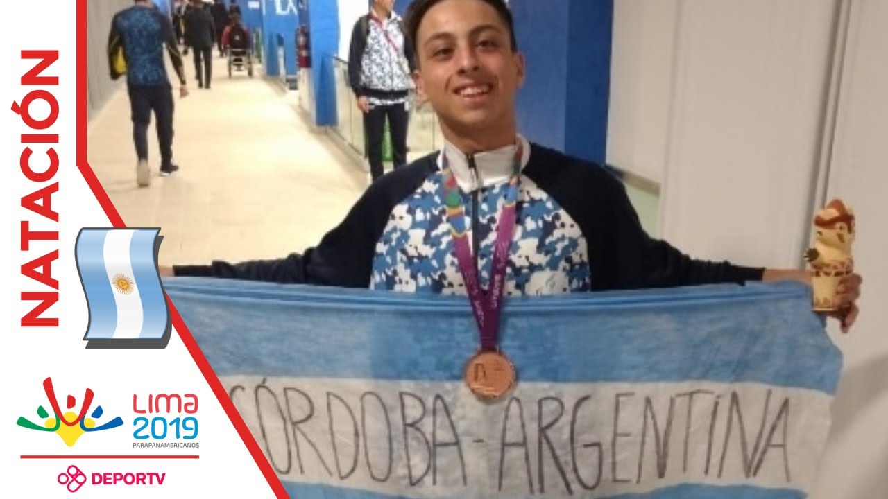 Germán Arévalo - Medalla Bronce - 100 mts pecho SB5 - Natación - ParaPanamericanos Lima 2019 deportes univision