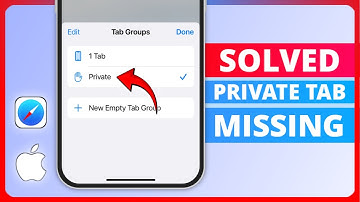 Fix: Private Tab is Missing on Safari