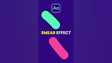 Smear Effect  After Effects #smear #aftereffects #tutorial
