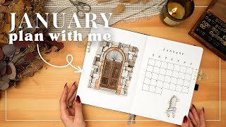 January 2023 Bullet Journal Plan With Me 🕯