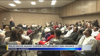Atmore City Hall meeting ends in decision to not implement curfew amid gun violence