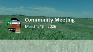 Elbert County - Community Meeting - 3/24/2026
