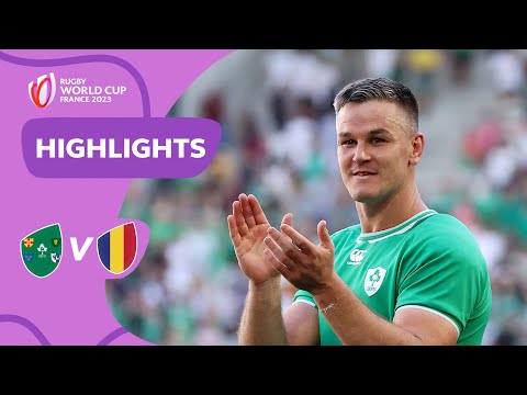 Sexton sets RECORD on Ireland return | Ireland v Romania | Rugby World Cup 2023 Highlights