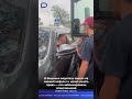 В Бишкеке водитель заехал на свежий асфальт и начал качать права его заблокировали спецтехникой