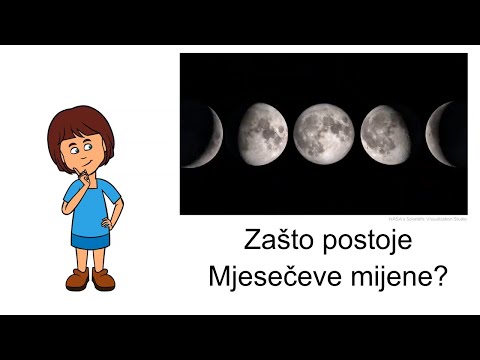 Video: Kako nastaju mjesečeve faze?