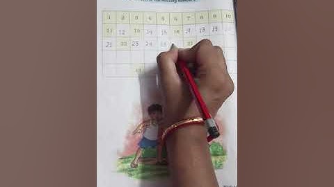 NCERT -  MATHEMATICS, CLASS - 1, Chapter - 8 (Numbers From 21 to 50+Copywork) Video - 2
