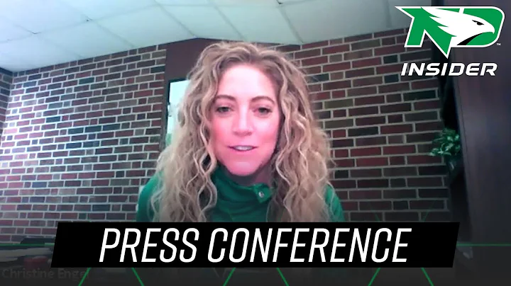Christine Engel Press Conference | UND Track and F...