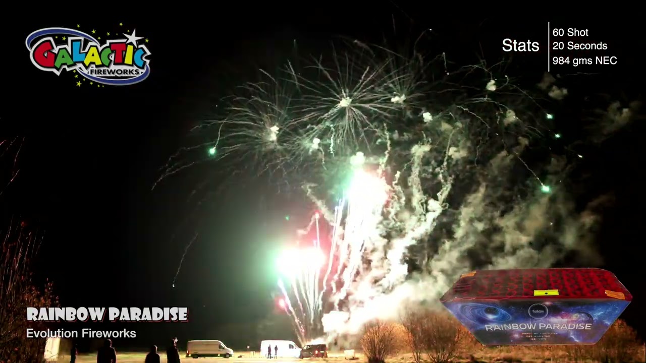 Rainbow Paradise Evolution Fireworks
