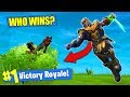 THANOS vs. BUSH NOOB - WHO WINS?? [Fortnite Battle Royale]