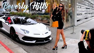 Beverly Hills Walking Tour in Los Angeles, Rodeo Drive - The World-Famous Shopping Street, Supercars