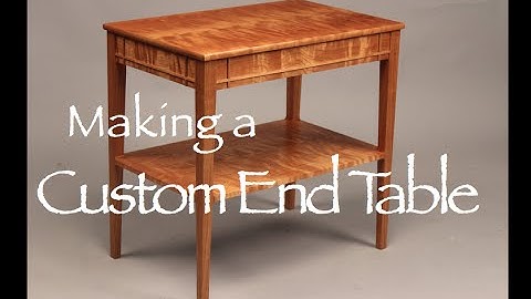 End Table Building Process Doucette and Wolfe Furniture Maker