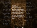 Matthew 13:44 NIV #christian #fish_chat #fish #shorts