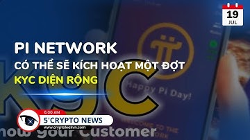 [5 Phút Crypto] - Pi Network Có Thể Sẽ Kích Hoạt Một Đợt KYC Diện Rộng