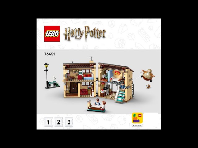 LEGO 76451 Instructions | Harry Potter | Privet Drive: Aunt