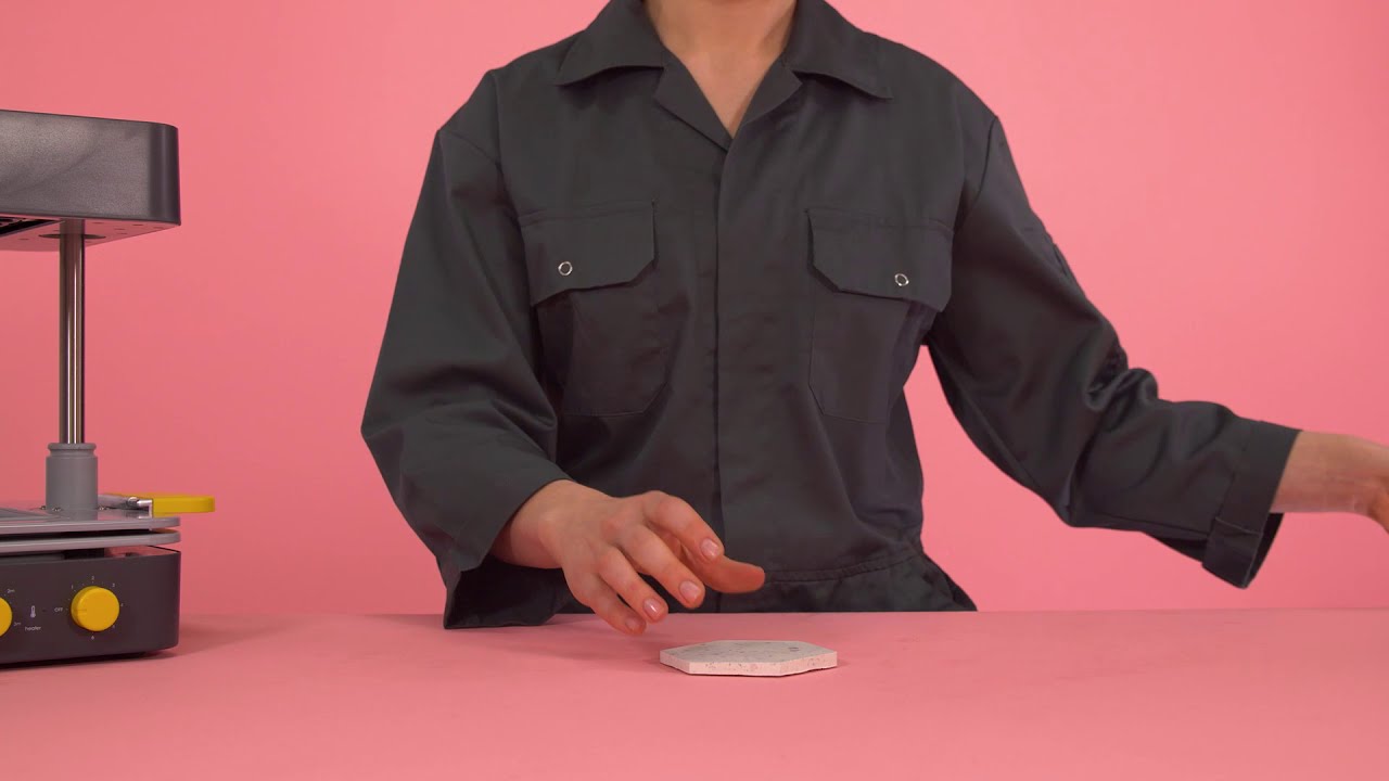 Coaster with Mayku Formbox Desktop Thermoforming