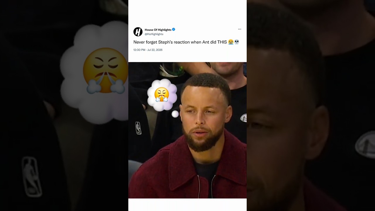 Steph couldn't HIDE his REACTION 💀
