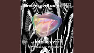 Singing avril song