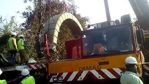 Lithely Arch bridge construction ,Koregaon, Satara .