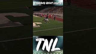 Zayden Ortega high points the football for a Veterans Memorial touchdown