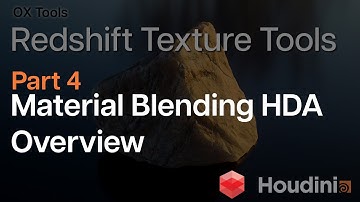 Redshift Texture Tools For Houdini - Material Blending