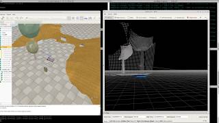 VREP+ROS+RVIZ vision sensor test